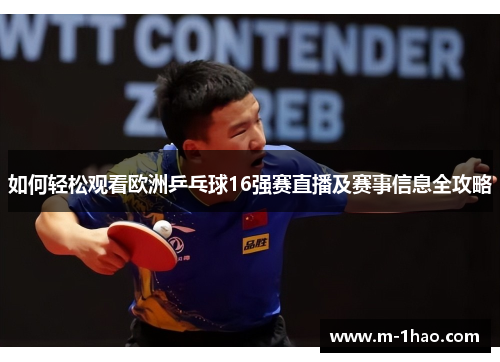 如何轻松观看欧洲乒乓球16强赛直播及赛事信息全攻略